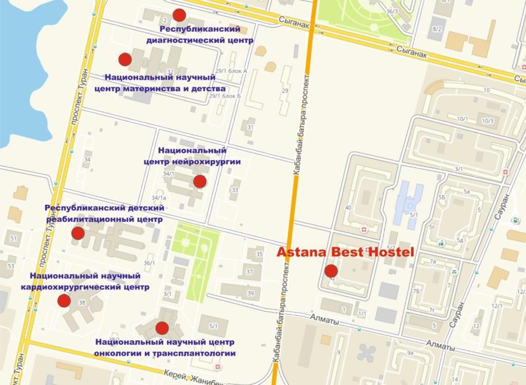 Astana Best Hostel מראה חיצוני תמונה